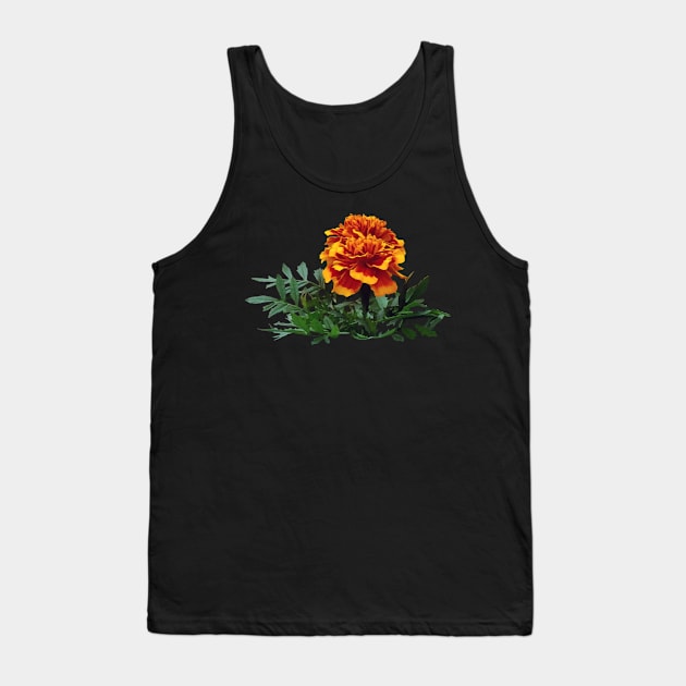 One Orange Marigold with Yellow Tips Tank Top by SusanSavad